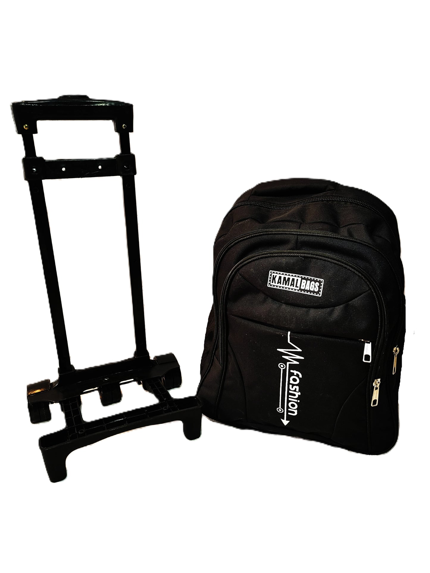 Fancy Black multi-purpose Bag(With Trolly & Without Trolly)