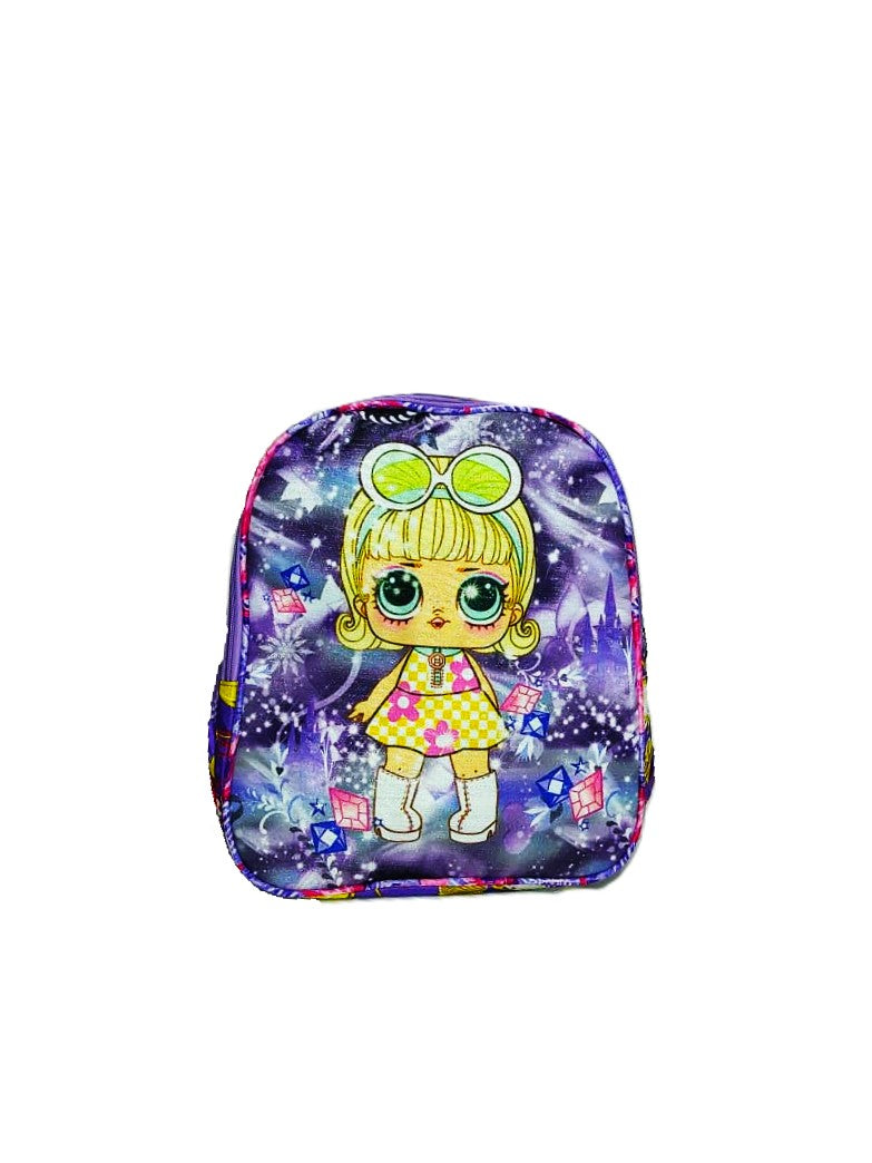 Surprise Doll Kids Backpack – Glitter Galaxy Edition (Purple)