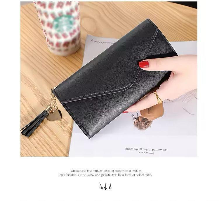 Elegant PU Leather Clutch Wallet for Women