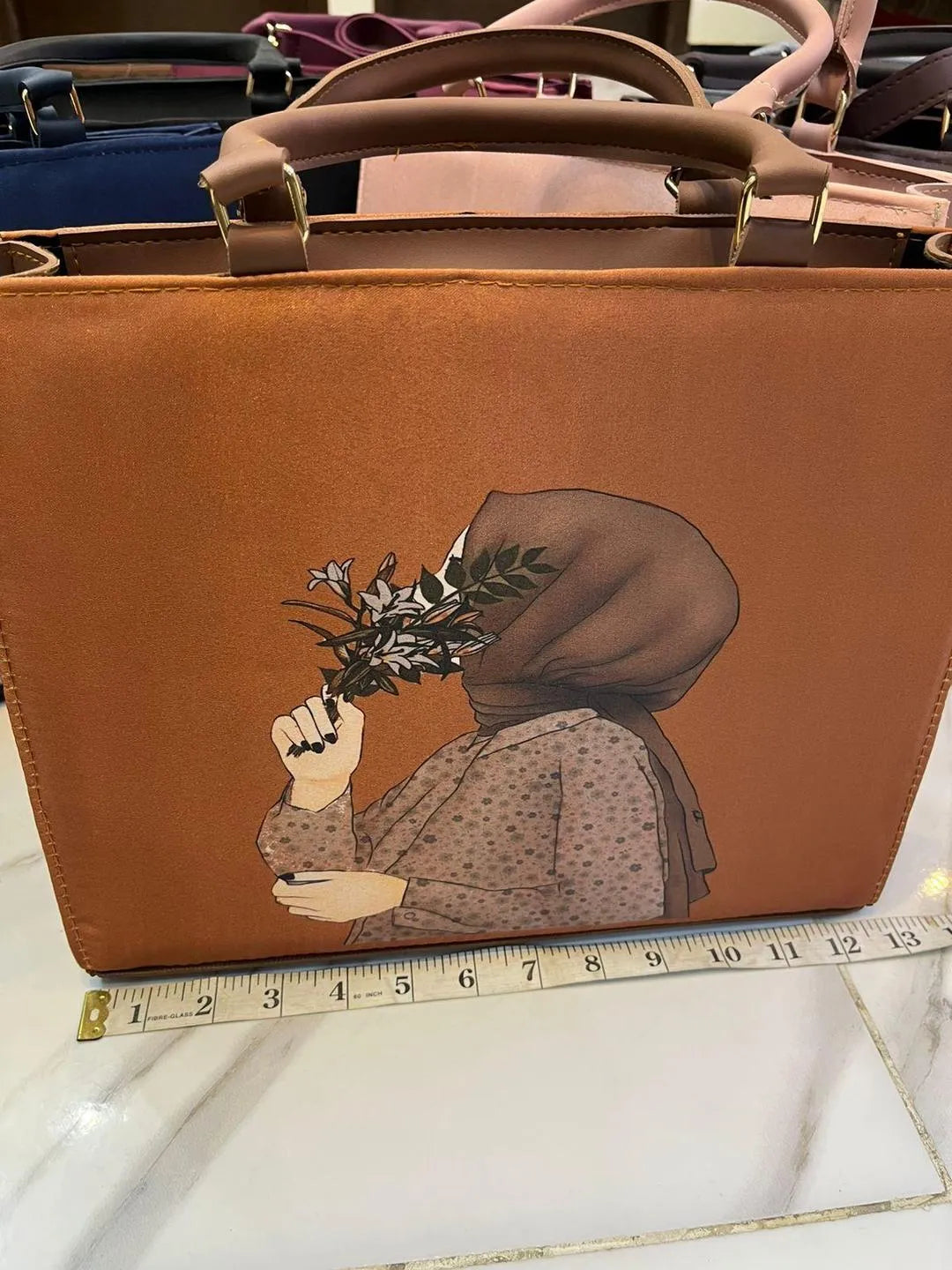 Women’s Handcrafted Embroidered Tote Bag - with Detachable Strap