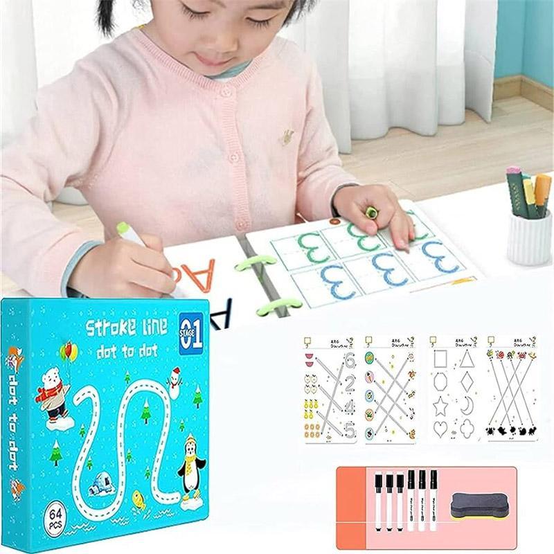 Tracing Workbook Set for Kids – Early Learning & Writing Practice
