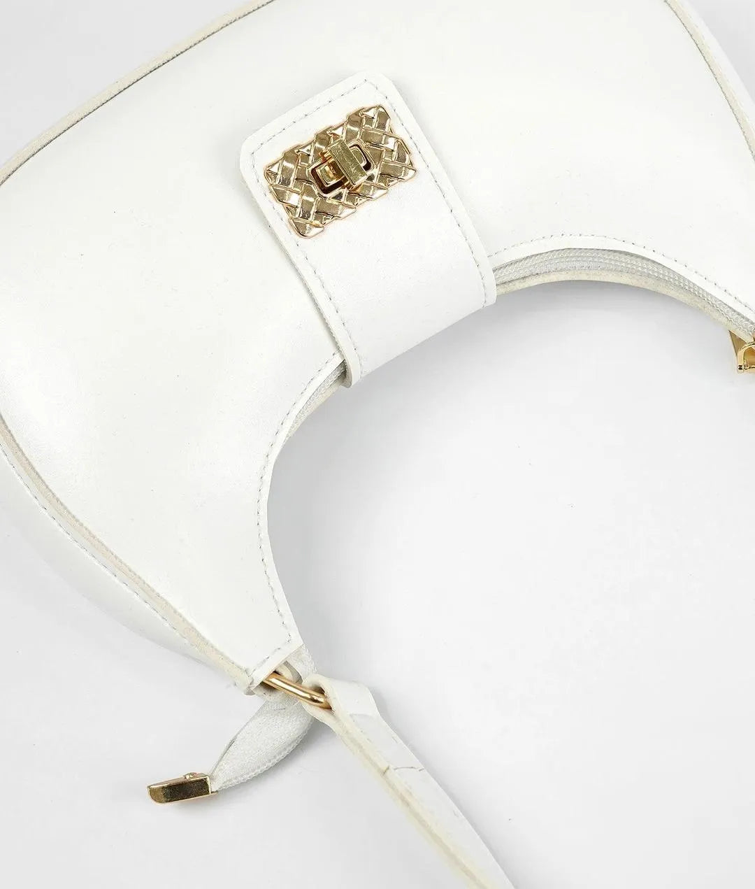 Black PU Leather Shoulder Bag for Girls – Elegant Plain Design