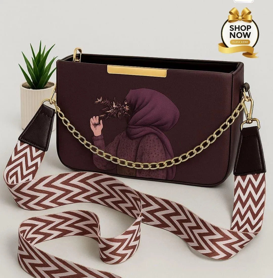 Trendy Printed Crossbody Bag for Girls – Stylish & Multipurpose