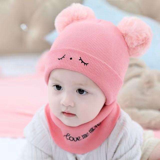 Premium Wool Beanie & Neck Warmer Set For Kids – Unisex 2-Piece Winter Essentials in Vibrant Colors