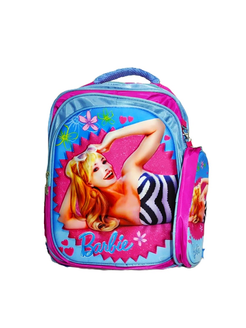 Barbie 3-Piece School Bag Set – Backpack, Lunch Bag & Pencil Case | Official Mattel Merchandise for Girls
