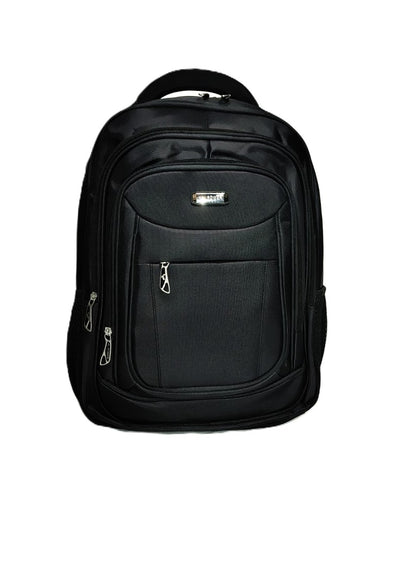 Premium Black Laptop Backpack – Multi-Compartment, Waterproof, Lightweight, Ideal for Office, College & Travel