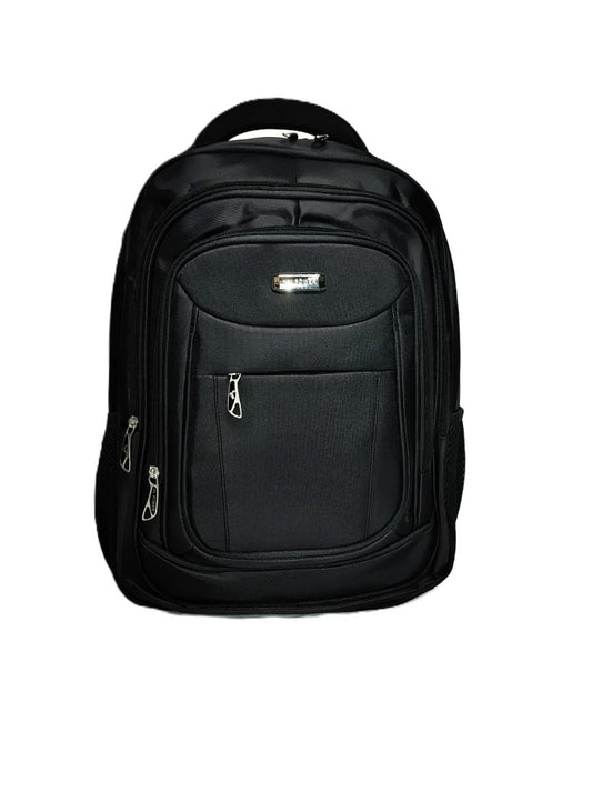 Premium Black Laptop Backpack – Multi-Compartment, Waterproof, Lightweight, Ideal for Office, College & Travel