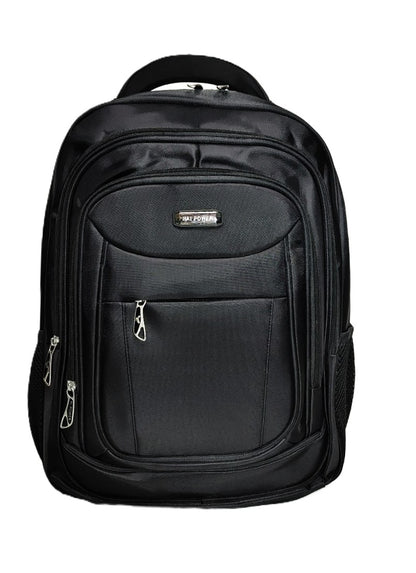 Premium Black Laptop Backpack – Multi-Compartment, Waterproof, Lightweight, Ideal for Office, College & Travel