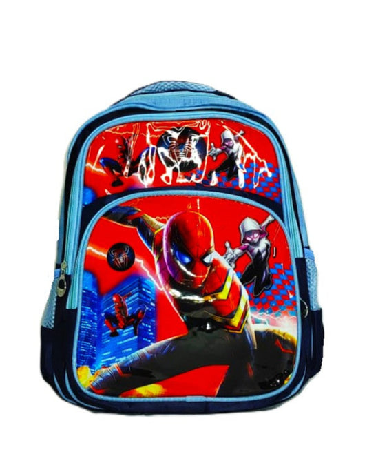 Spider-Man Kids Backpack – Multiverse Web Slingers Edition (Red & Blue)