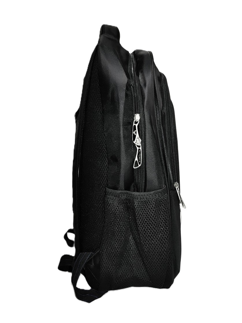Premium Black Laptop Backpack – Multi-Compartment, Waterproof, Lightweight, Ideal for Office, College & Travel