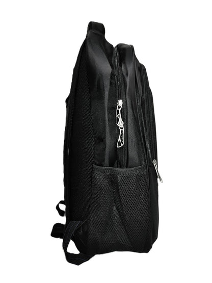 Premium Black Laptop Backpack – Multi-Compartment, Waterproof, Lightweight, Ideal for Office, College & Travel