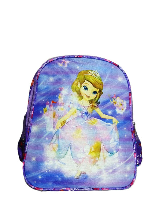 Princess Sofia The First Kids Backpack – Purple Fantasy Castle Design
