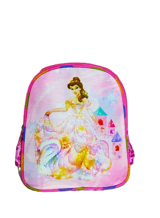 Princess Belle Kids Backpack – Pink Dream Castle Edition