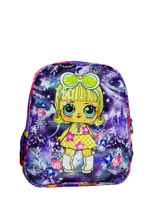 Surprise Doll Kids Backpack – Glitter Galaxy Edition (Purple)