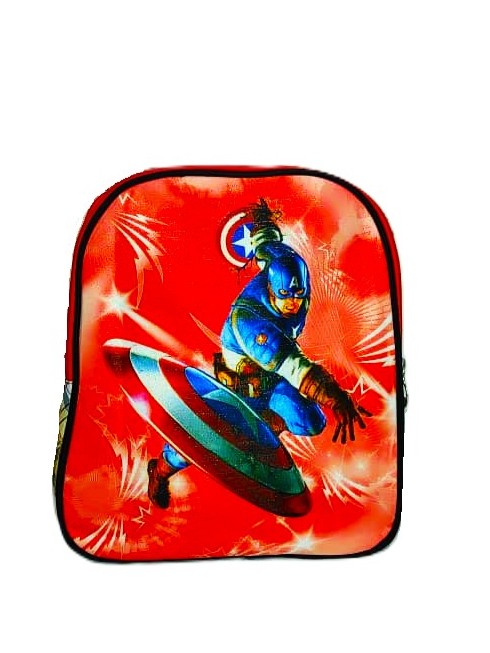 Captain America Insulated Bag for Kids – Marvel Avengers Hero Edition (Red)