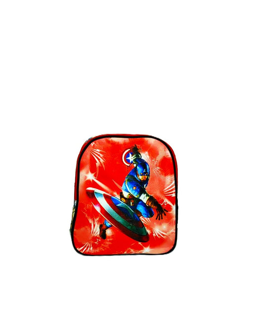 Captain America Insulated Bag for Kids – Marvel Avengers Hero Edition (Red)