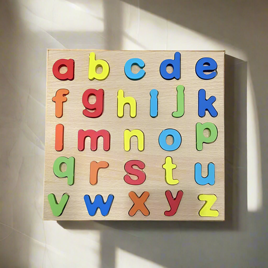 Wooden ABC Alphabet Puzzle – Educational Toy for Kids