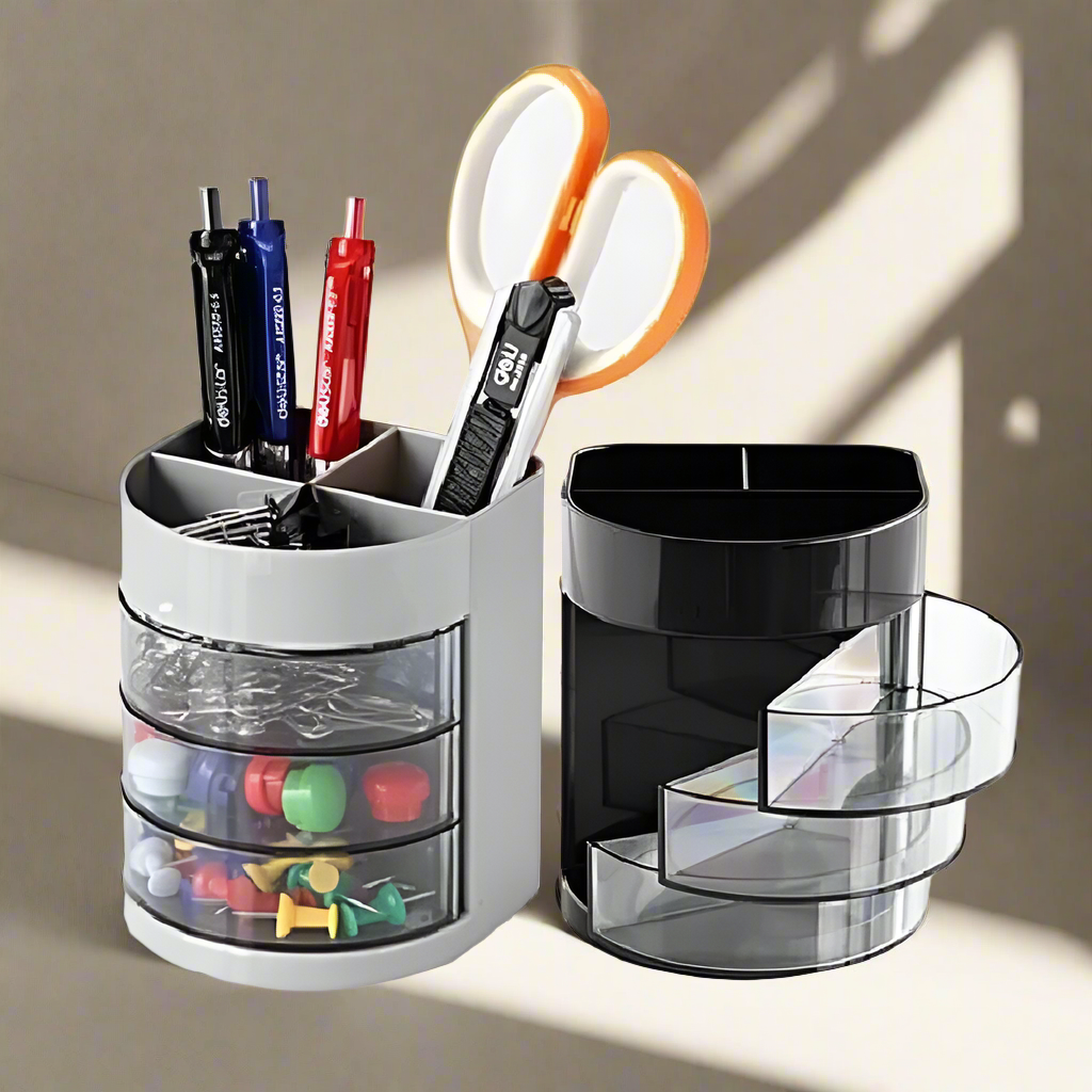 Multipurpose Desk Organizer – Durable Plastic Storage Box