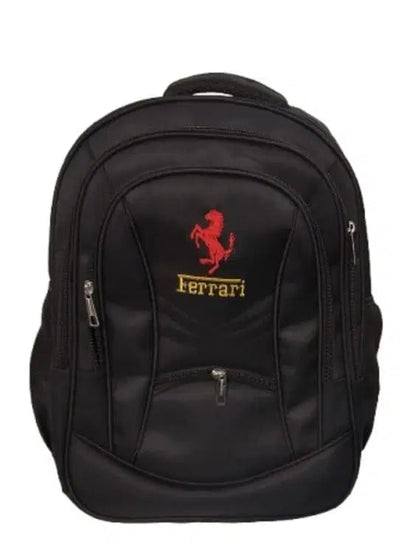 Stylish Black Polyester Backpack