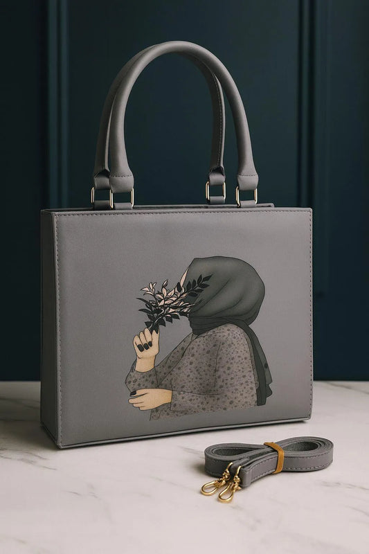 Women’s Handcrafted Embroidered Tote Bag - with Detachable Strap
