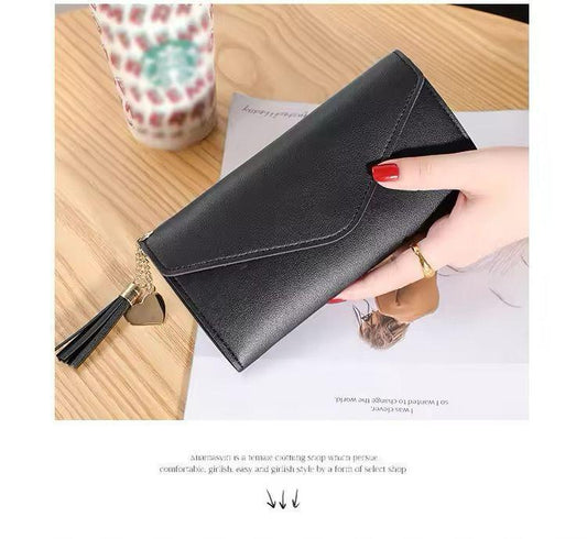 Elegant PU Leather Clutch Wallet for Women