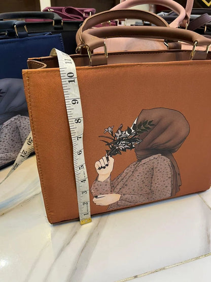 Women’s Handcrafted Embroidered Tote Bag - with Detachable Strap