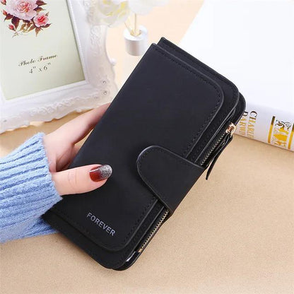 Girls’ Faux Leather Formal Clutch – Elegant Plain Design (Black, Brown, Pink)