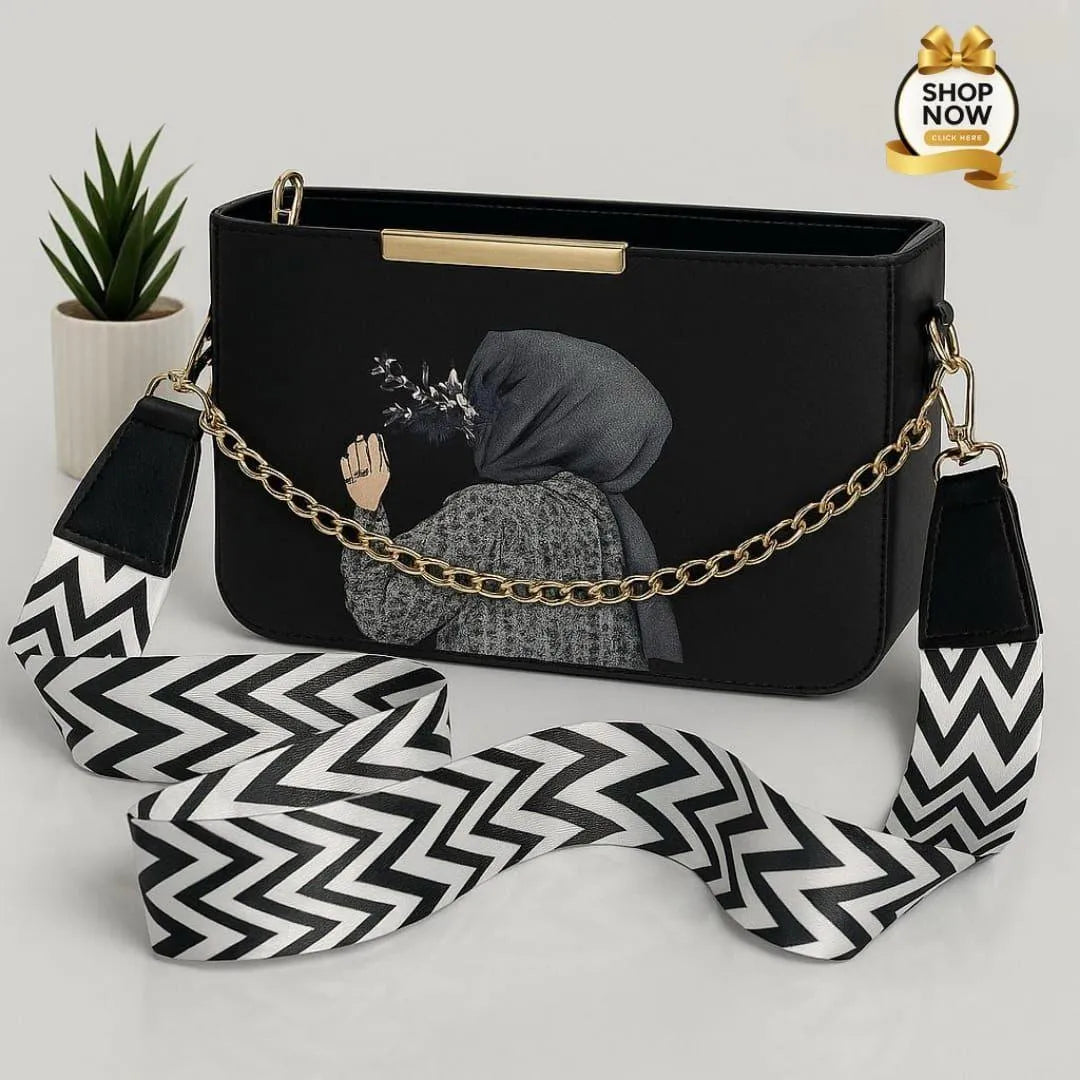 Trendy Printed Crossbody Bag for Girls – Stylish & Multipurpose