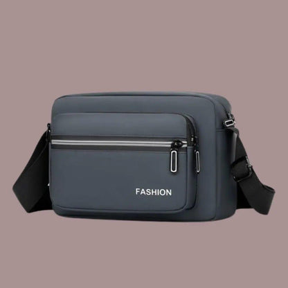 Trendy Black Nylon Multipurpose Crossbody Cash Bag – Unisex & Lightweight