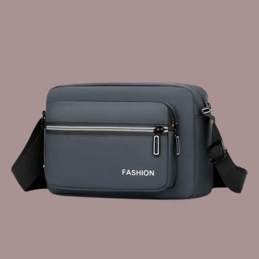 Trendy Black Nylon Multipurpose Crossbody Cash Bag – Unisex & Lightweight