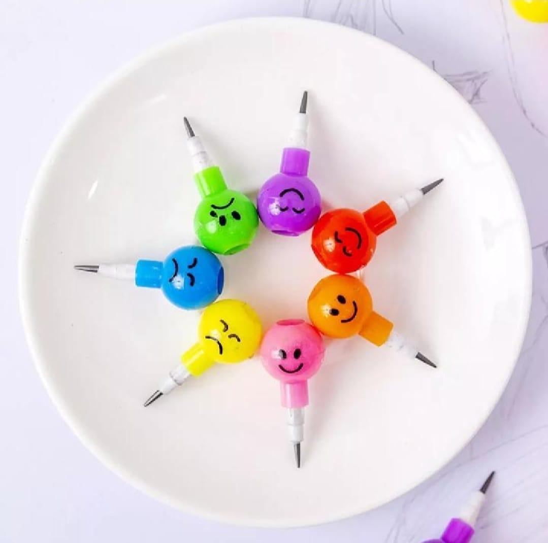 Cute Multicolor Pencil Set – 12 Pcs for Kids & Students