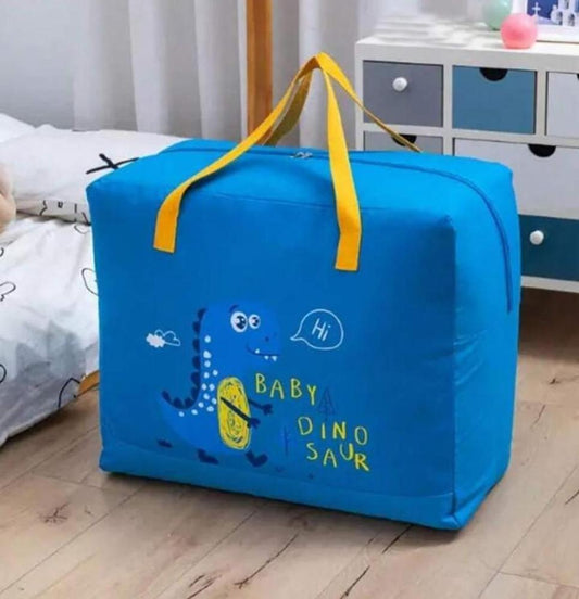 Oxford Cloth Storage Bag – Double Load Bearing, Two-Way Zipper, Multi-Size (Blue)