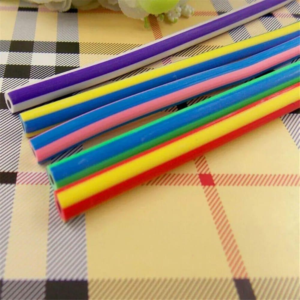 Flexible Rubber Twist Pencils – 10 Pcs Multicolor Set