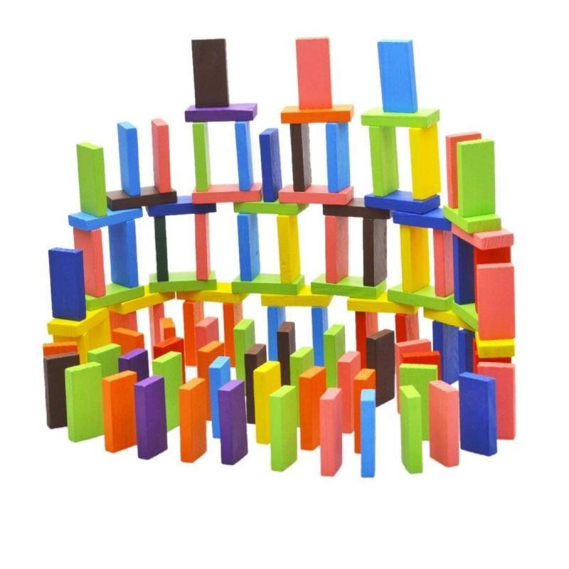 Wooden Educational Cube Puzzle – 100 Pcs Multicolor