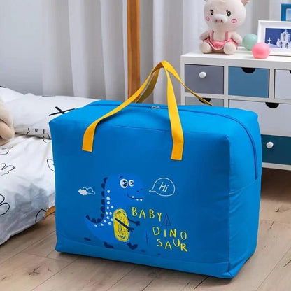 Oxford Cloth Storage Bag – Double Load Bearing, Two-Way Zipper, Multi-Size (Blue)