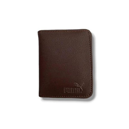 Unisex Plain Synthetic Leather Wallet – Compact & Easy to Carry (Black, Blue, Brown, Gray, Tan)