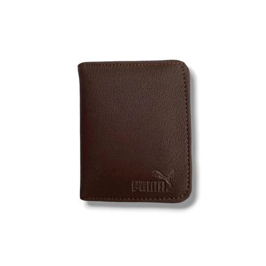 Unisex Plain Synthetic Leather Wallet – Compact & Easy to Carry (Black, Blue, Brown, Gray, Tan)