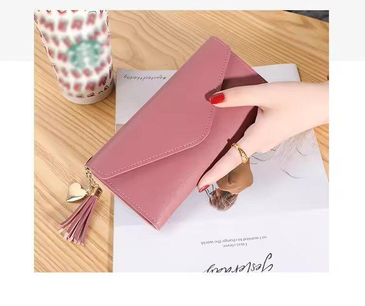 Elegant PU Leather Clutch Wallet for Women