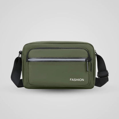 Trendy Black Nylon Multipurpose Crossbody Cash Bag – Unisex & Lightweight