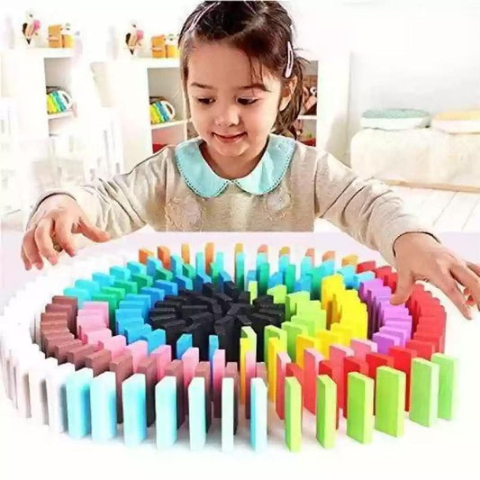 Wooden Educational Cube Puzzle – 100 Pcs Multicolor