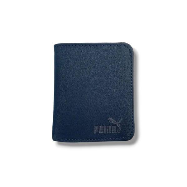 Unisex Plain Synthetic Leather Wallet – Compact & Easy to Carry (Black, Blue, Brown, Gray, Tan)