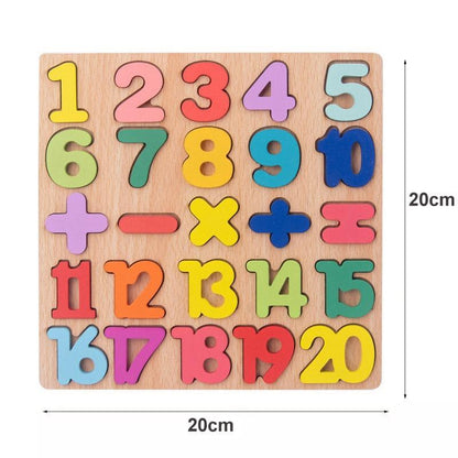Wooden ABC Puzzle – Educational Toy for Kids