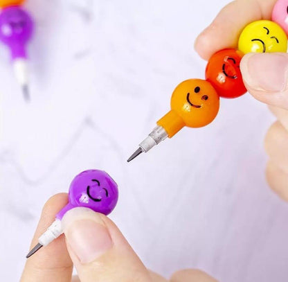 Cute Multicolor Pencil Set – 12 Pcs for Kids & Students