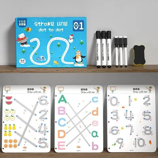 Tracing Workbook Set for Kids – Early Learning & Writing Practice
