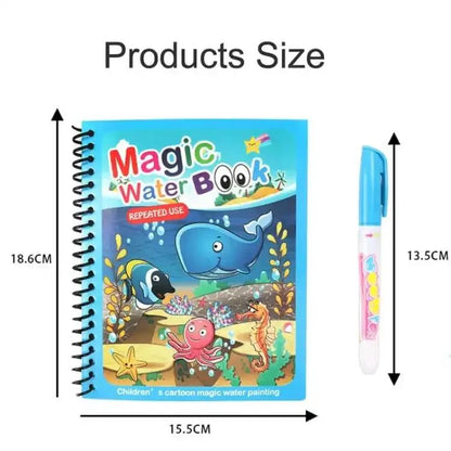 Magic Water Canvas – Reusable Kids Drawing Board