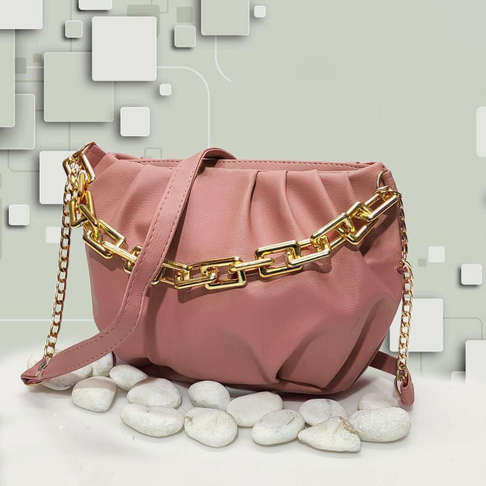 Elegant PU Leather Plain Crossbody Bag for Women – 9x7Niches